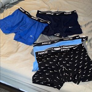 Nike Blue and Black Boxer Briefs Collection